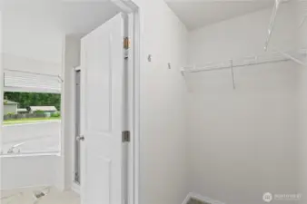 Large walk-in closet