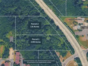Estimated Property Lines. NOT guaranteed to be exact. All information is subject to change and should be independently verified.