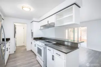 Granite countertops.