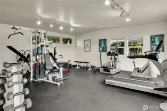 Workout gym located at the Cabana