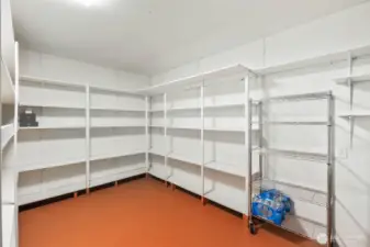 This walk-in storage closet off the den/office is larger than some New York apartments!
