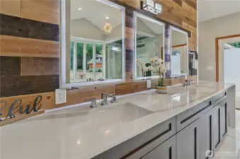 Never fog up again - heated, lit mirrors keep their pristine finish while you steam