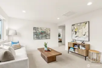 Photo of the second story loft of lot 4 at Moorlands Grove.