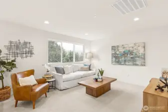 Photo of the second story loft of lot 4 at Moorlands Grove.