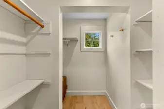 Primary Walk In Closet