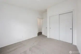 Bedroom 2 is spacious enough to be shared, be a craft room or a second living room.