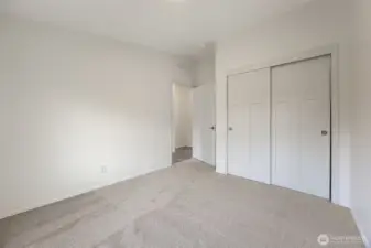 Bedroom 2 is spacious enough to be shared, be a craft room or a second living room.