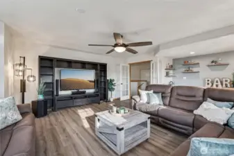 Bonus room on upper level