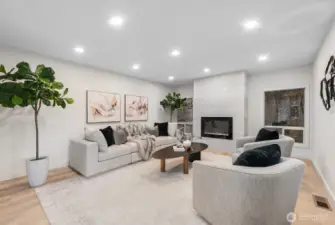 Family room off the kitchen