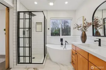 Main floor primary bathroom