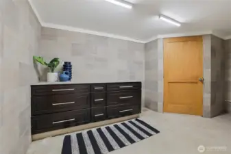 Versatile lower level pump room