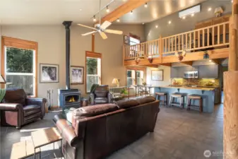 From the moment you enter the home you are greeted by the warm and welcoming ambiance!