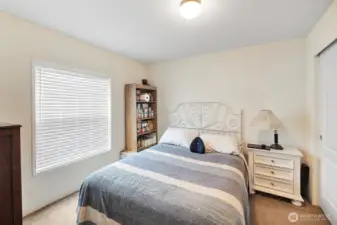 Nice sized bedroom and double door closet.