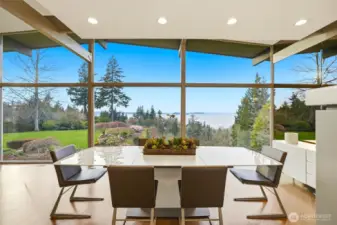 Stunning view from dinning room.