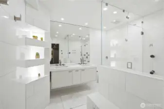 Remodeled bathroom.