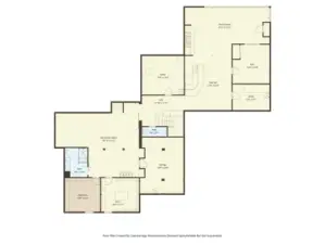 Daylight Basement.  2 rec rooms, gym, storage, 5th bedroom.