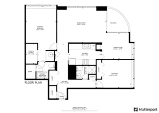 Floor plan of the unit.