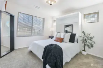 Guest room with Murphy bed that stays with home