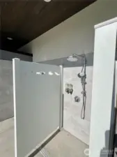 Outside showers
