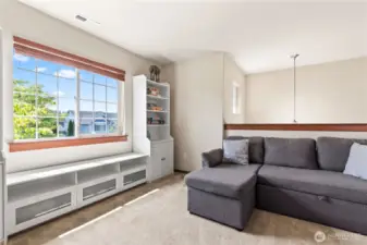 Upstairs loft/second living area