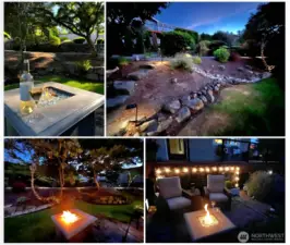 From fire pits to lanterns to landscape lighting, your well-lit backyard keeps its charm even after the sun goes down!