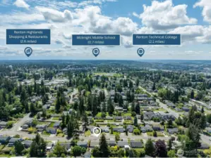 South View: Conveniently close to everyday essentials! Just minutes from Renton Highlands shopping, top local schools, and Renton Tech—everything you need is right around the corner.
