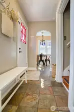 Cute mud room.