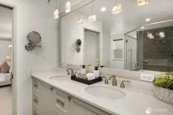 Master bathroom upstairs