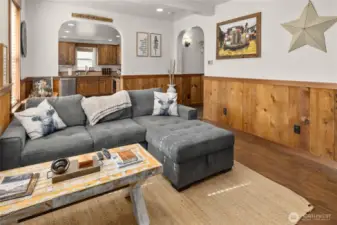 Completely updated home with old school charm.