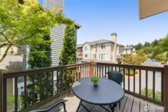 Private Deck Access right off the breakfast nook for outdoor enjoyment