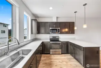 main level kitchen