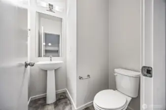 main level powder room