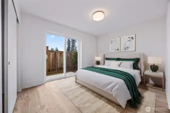 lower level bedroom