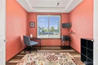 Office off the kitchen or perfect main level room that can be used for as a flex space.