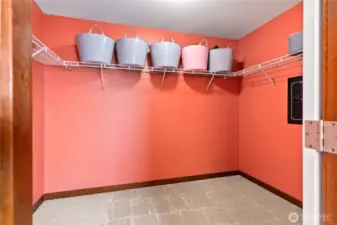 Check out the large primary walk-in-closet.