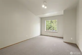 Versatile open loft area on the second floor, perfect for studying or just hanging out.