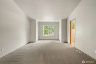Brand new carpet throughout the home and great natural light in this primary bedroom, make it a perfect retreat spot