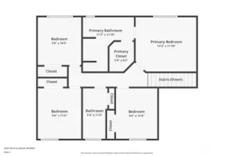Upstairs layout.