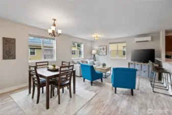 Beautiful Planked Flooring & Plenty of Natural Light