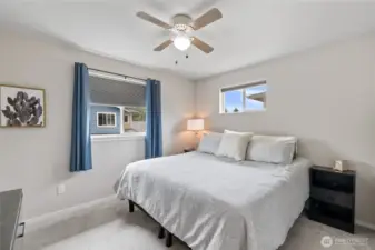 Primary Bedroom with King Sized Bed