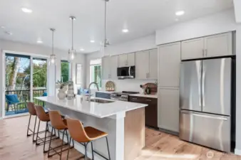 All homes finished with local cabinet manufacturer Huntwood!  Photos are of model home in the community.