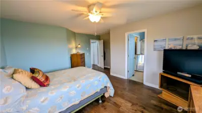 Primary bedroom with ocean views