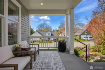 Enjoy evenings here while the sun sets in the west.