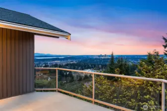 Wow from private deck off primary suite!