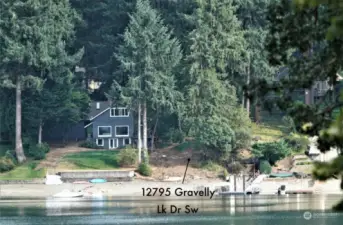 Beautiful lot for your lakefront dream home on Gravelly Lake.