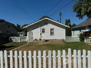 Fenced Back yard