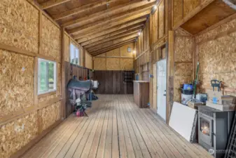 Interior of tack room.