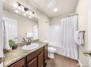 Beautiful shared bathroom.