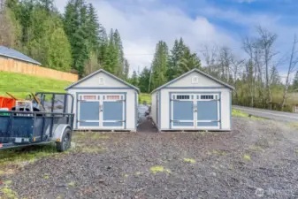 12x24 Shed's 2 and 3 W/ Power
