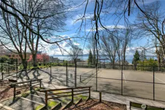 Tennis Courts at the park!
